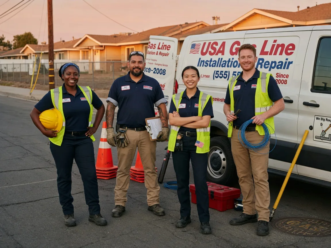 Gas Line Installation company in Hunt, TX